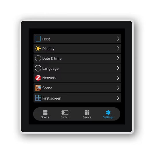 FUERS T3E Smart Control Panel Switch Smart Home Automation System Tuya Switch Scene Panel Intelligent Home Touch Screen Zigbee